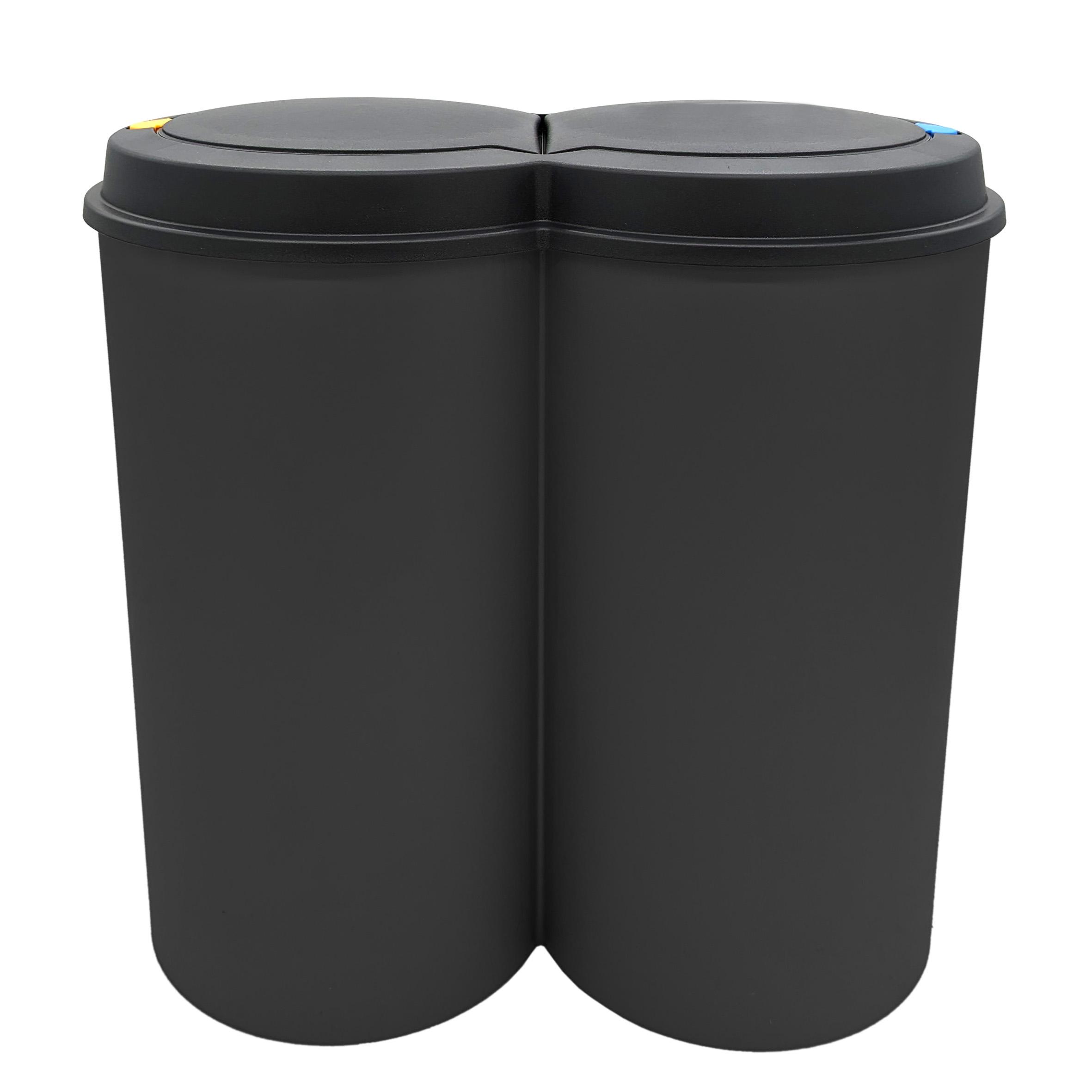 Abfalleimer 2x25 Liter Duo Bin