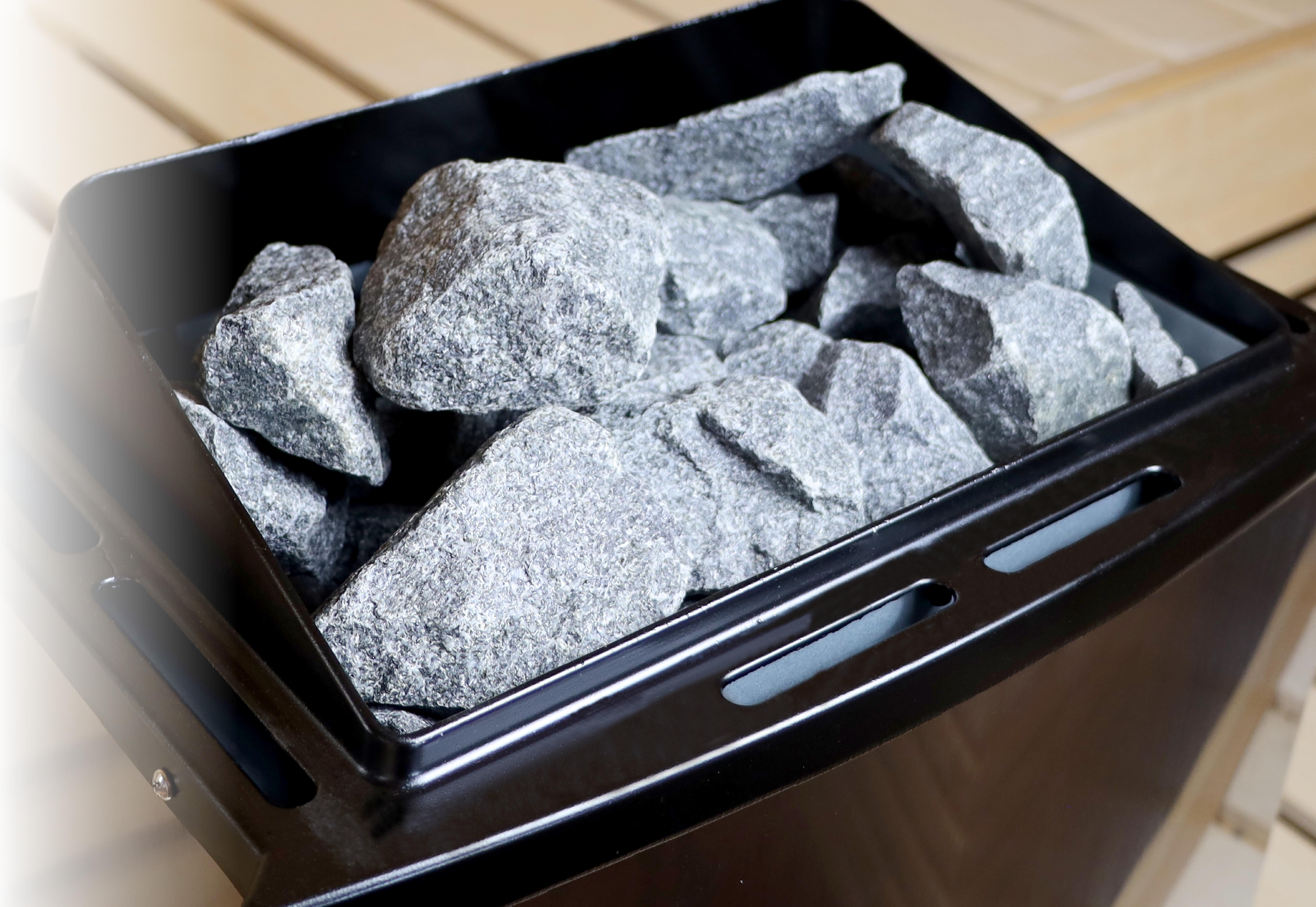 Karibu 18 KG Saunasteine Zubehör aus Stein 59542