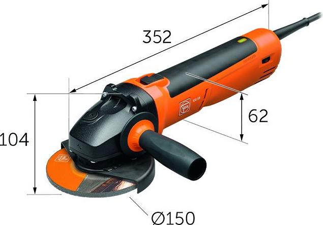 FEIN Compact-Winkelschleifer Ø 150 mm / Winkelschleifer Typ CG 15-150 BL 4435654