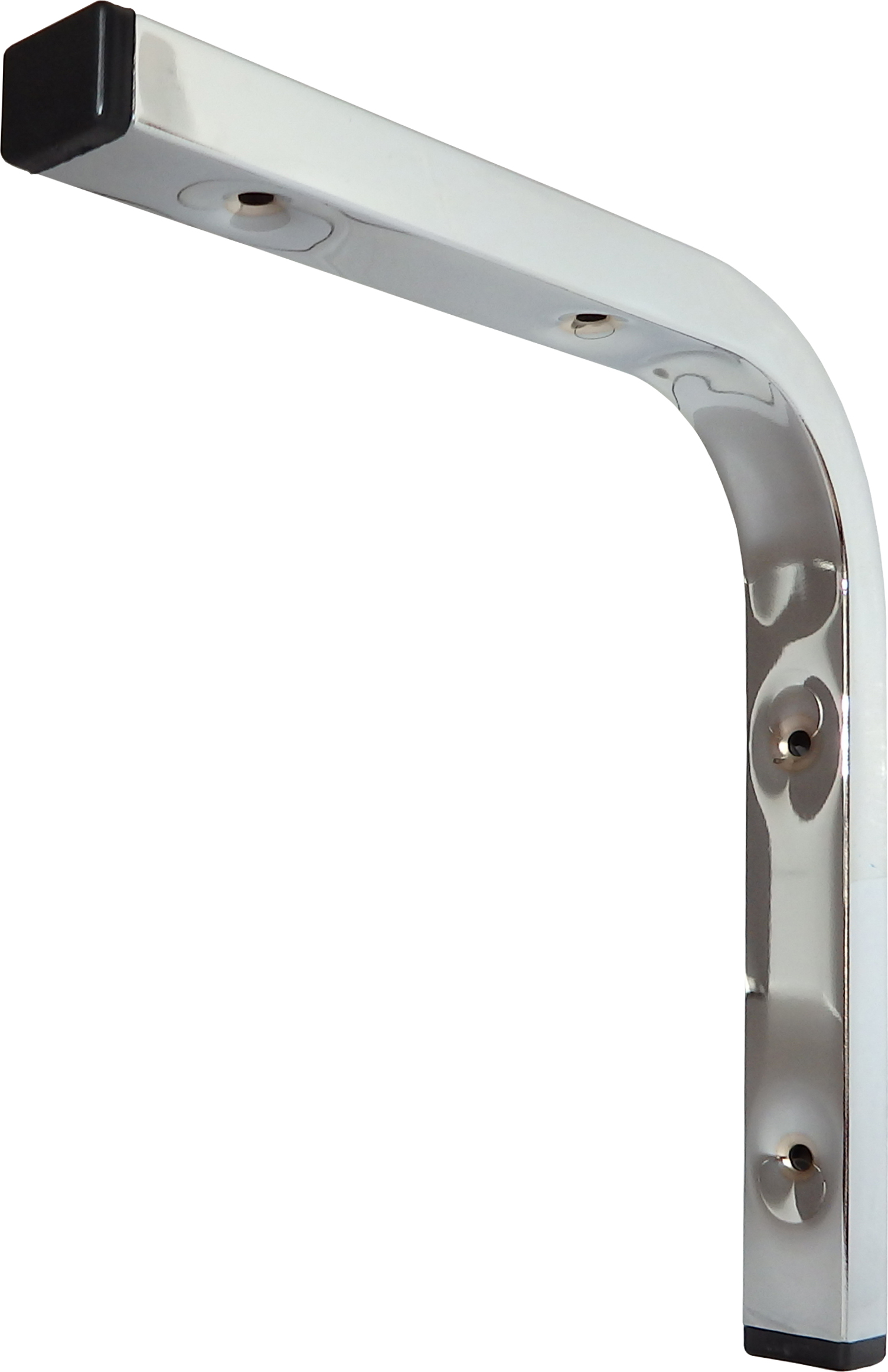 Quellmalz Winkelkonsole gebogen 90° - Chrom NEW-11362