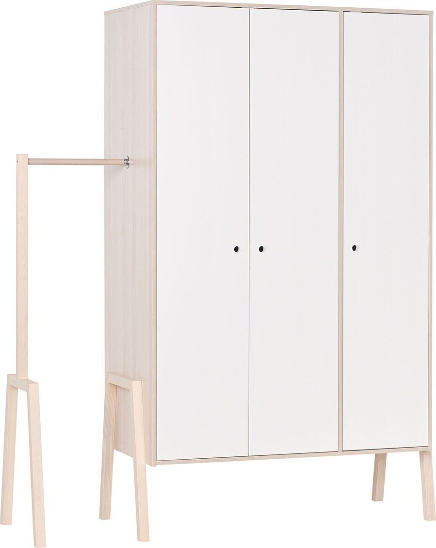 CaliCosy Kleiderschrank mit 3 Türen, 5 Regalen, 1 Kleiderstange und 1 Kleiderhaken - SPOT 5010453 (+ 4012420 dispo CE) -VOX