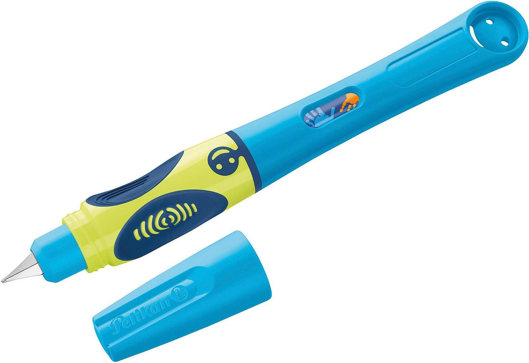Bleistift griffix B2NBR, Neon Fresh Blue, für Rechtshänder, Mine HB
