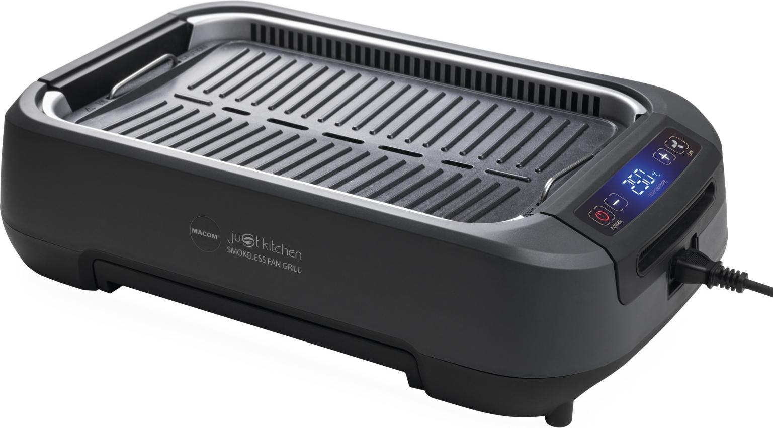 Macom 849 Kontaktgrill anthrazit rauchfrei 1500W - Küchengerät