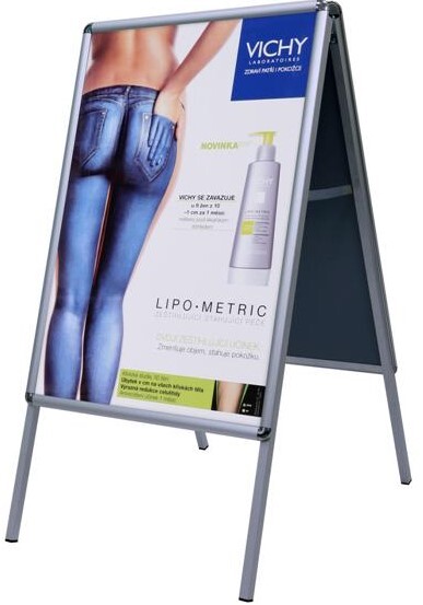 Bramburg Werbung Torsten Koch eK DIN A1 Kundenstopper - doppelseitig - für DIN A1 Poster und Plakate - Modell PrintGreen! Business Posterständer / Plakatständer ZPKRA1