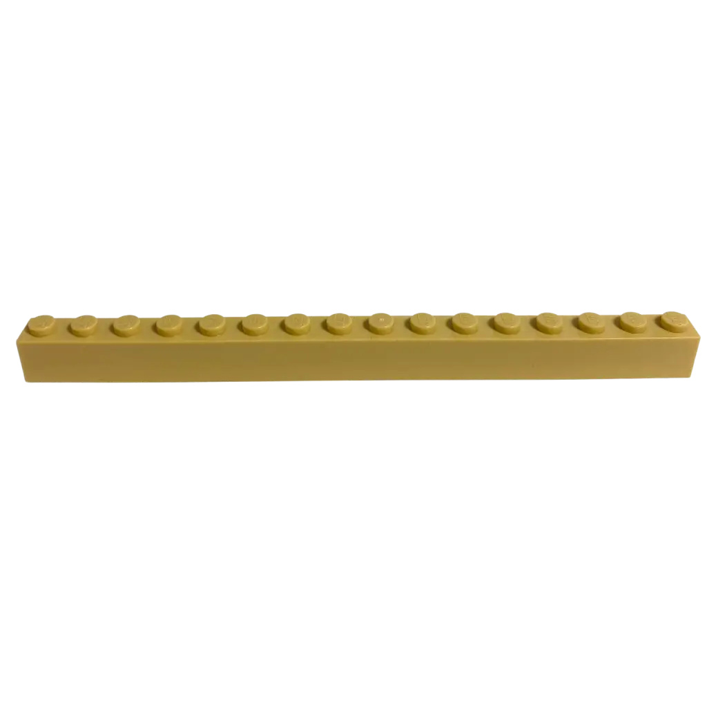 LEGO® 1x16 kociek Vysoké kocky Svetlá béžová - 2465 NEW! Množstvo 50x