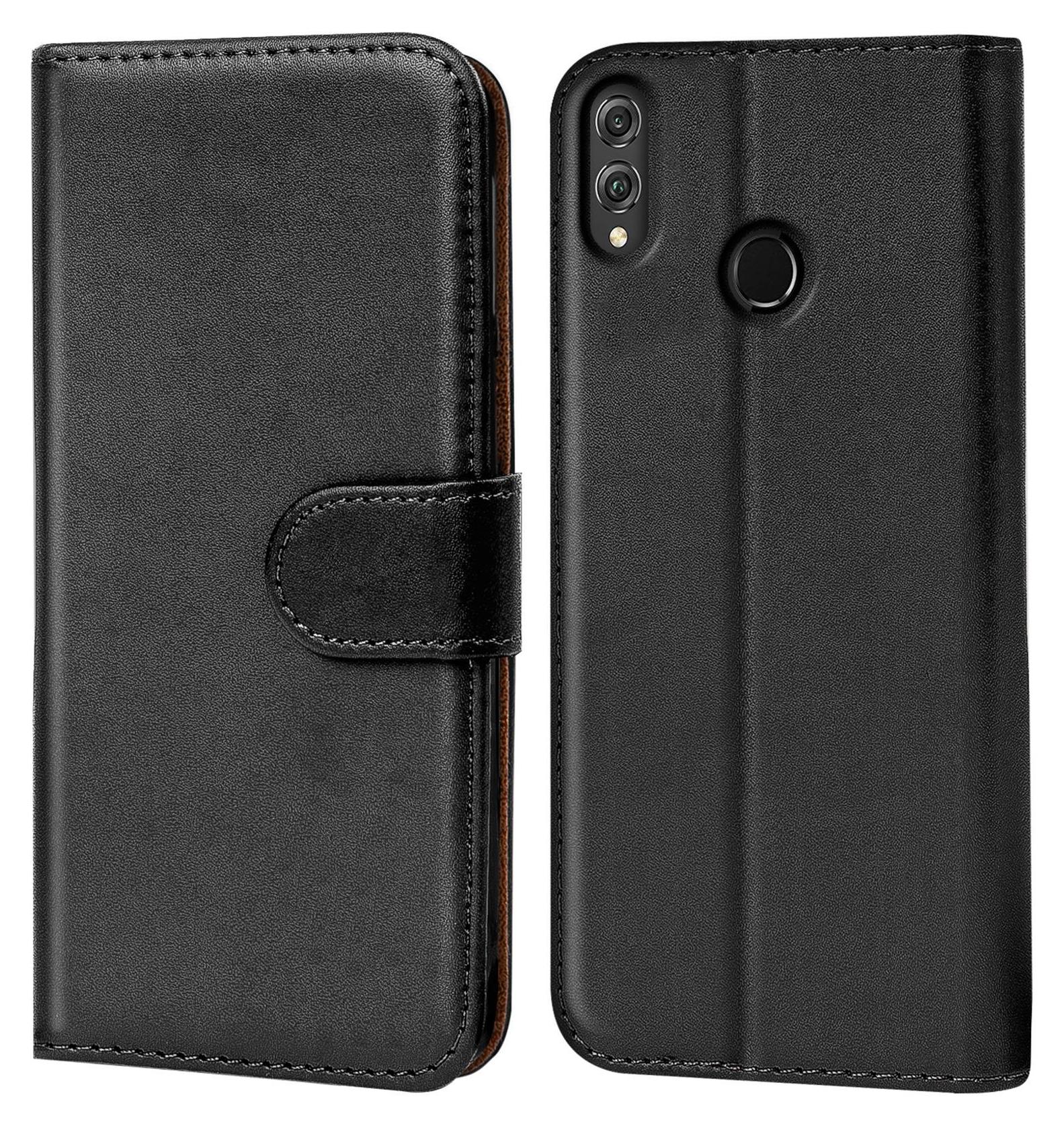 hülle honor 8x Book Case für Honor 8X Hülle Flip Cover Handy Tasche Schutz