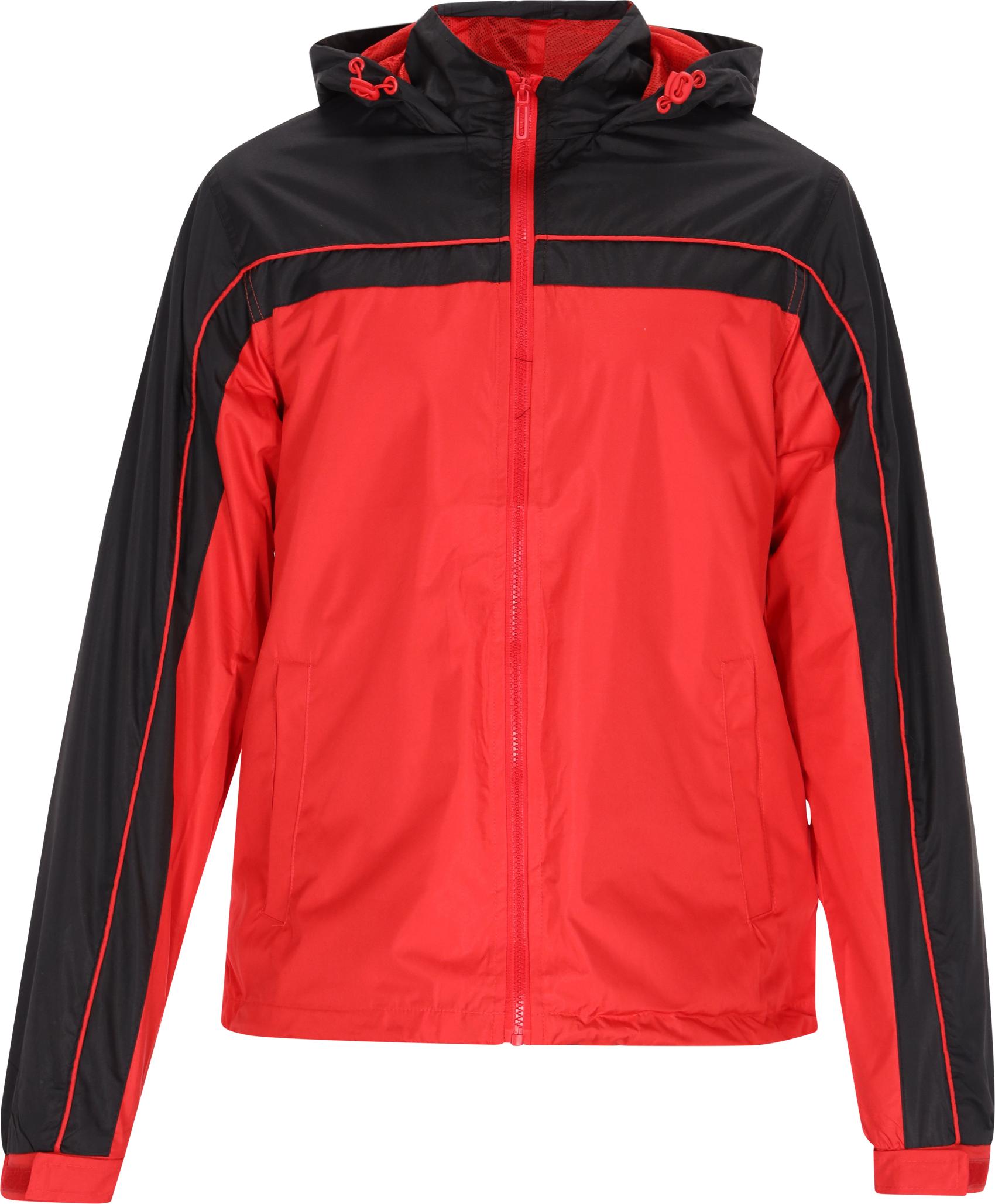 BRAELYN herren jacke - rot schwarz, XL