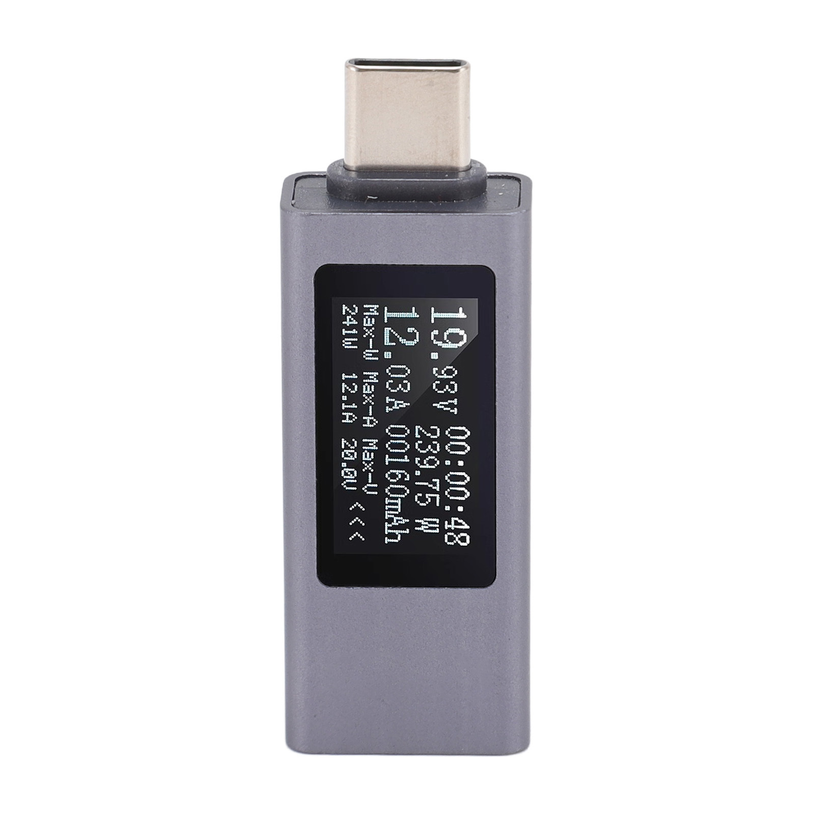 USB tester typu C Multifunkčný digitálny multimeter Napäťový ampérmeter Napájací voltmeter Ampérmeter DC4-30V 0-12A KWS-2301C