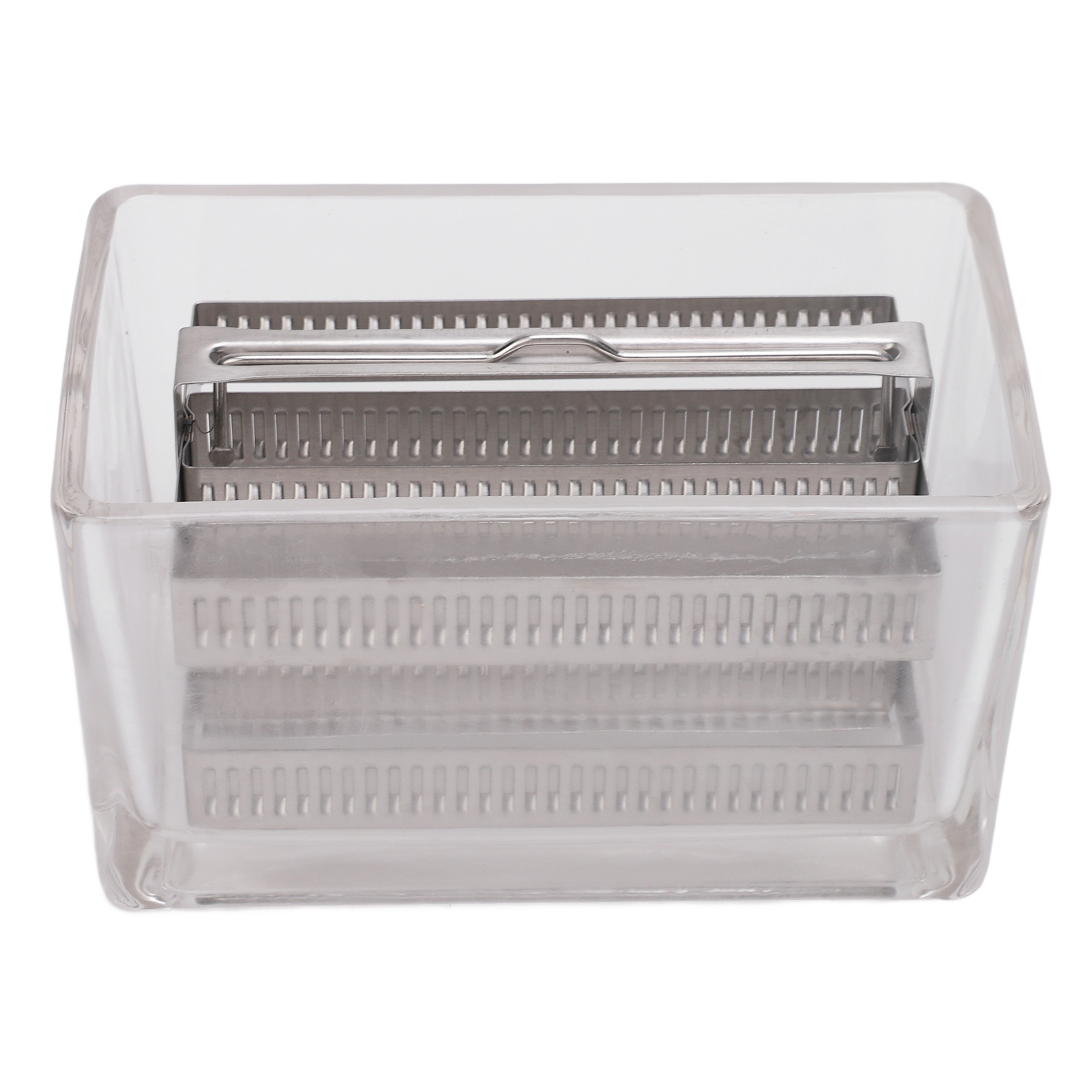 Cocosity Glasfärbeglas,Labor Färbeglas,Glasfärbebehälter,Glasfärbeglas mit Deckel,Färbeglas für Objektträger,Experimente Färbeglas