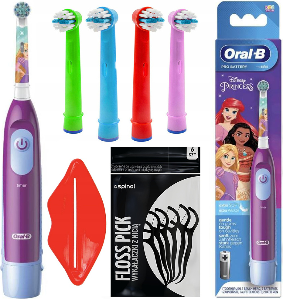 Oral-B Elektrické Deti + 5 Hlav + Časovač