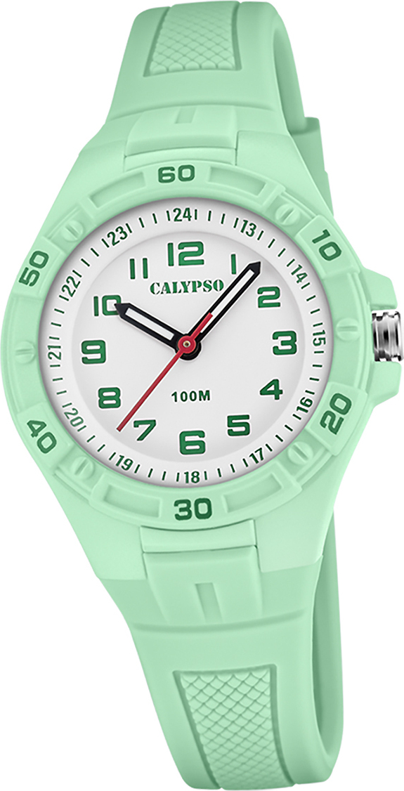 Hodinky Calypso Junior silikónové mätovo zelené Náramkové hodinky Calypso Junior D2UK5832/1