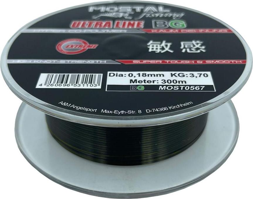 Mostal Fishing Mostal Ultraline BG Länge 300m ø 0,18mm