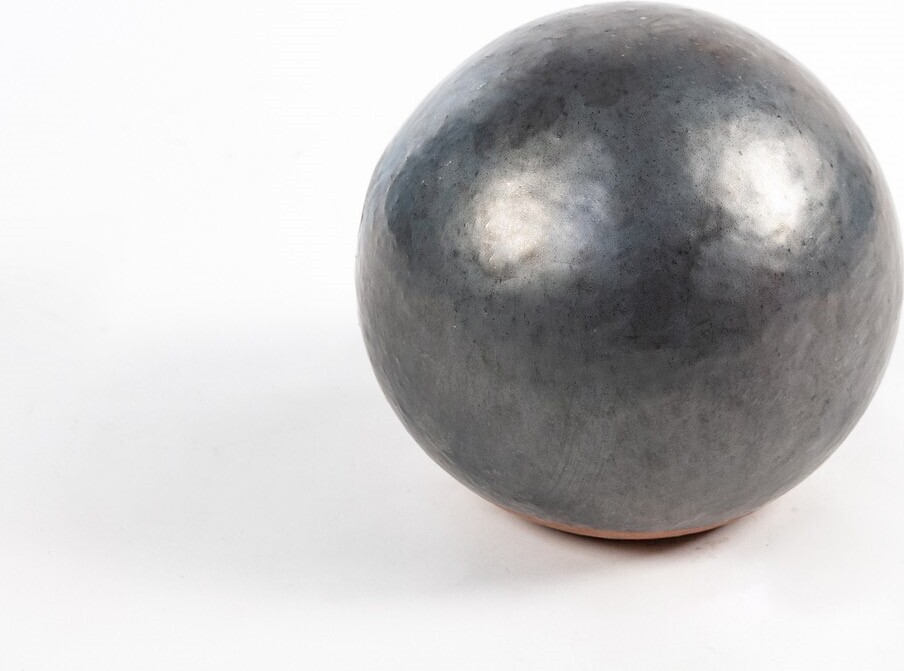 Teramico Dekokugel aus Keramik Anthrazit 20x18cm, robust und wetterfest für den Garten balls_20_r