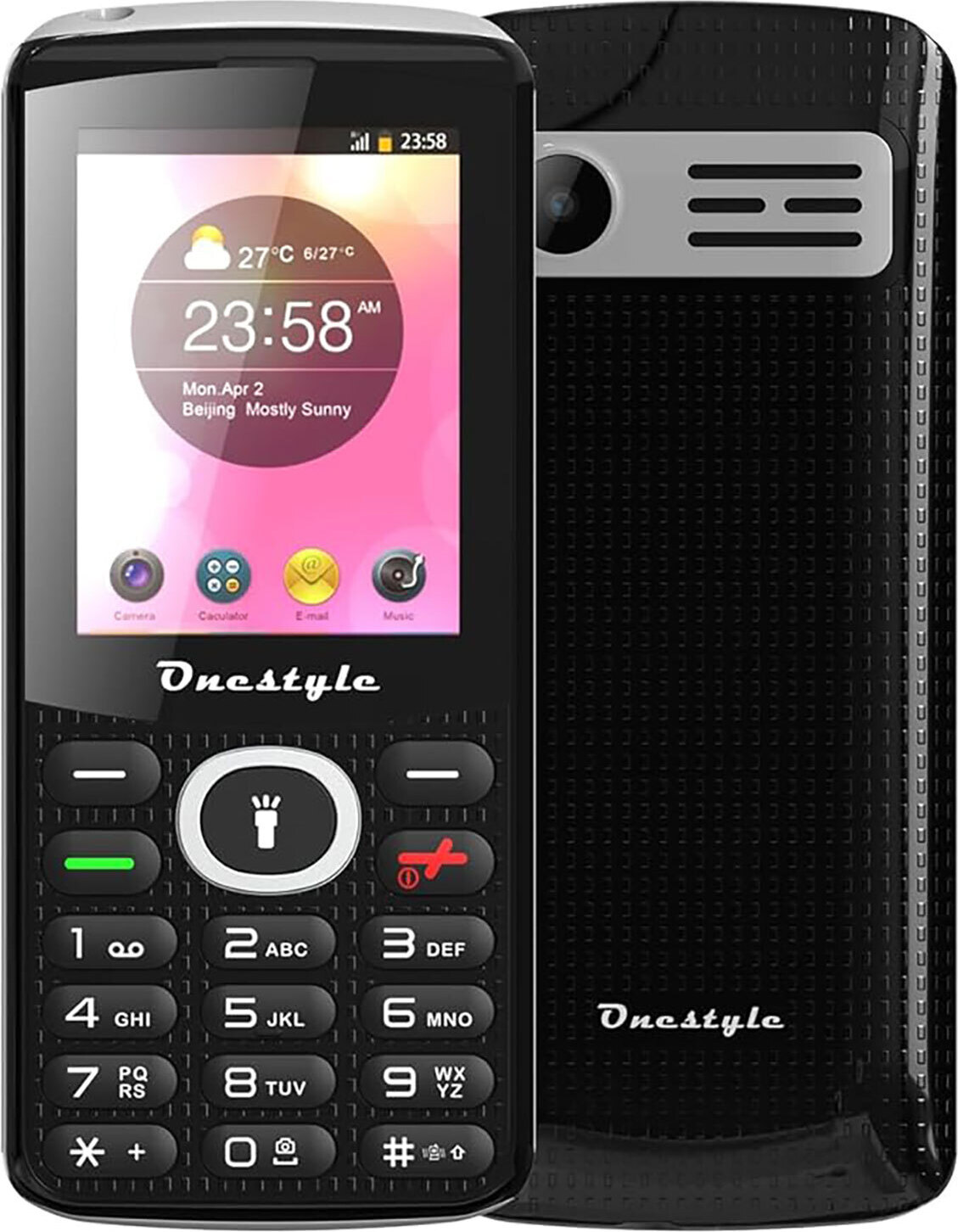 Onestyle Mobiltelefon B10 schwarz, ohne Netzteil, Feature Phone