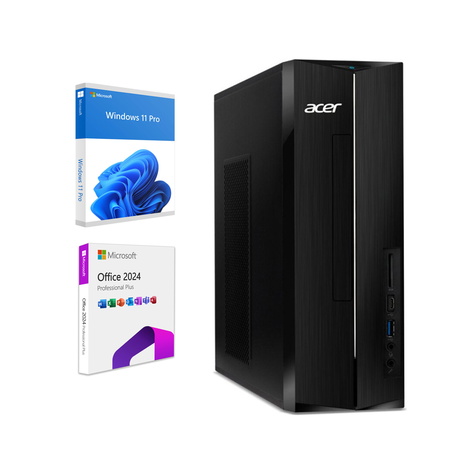 Acer Aspire PC Intel Core i5-14400 16GB RAM 2TB SSD Intel UHD WIN11 Office Pro 24 XC1785-i5-16-2-W11-OP24
