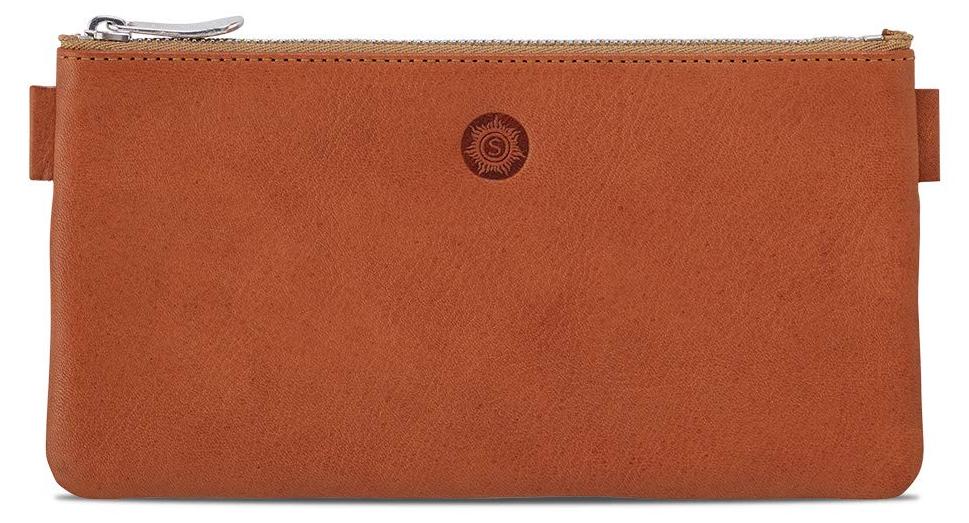 Markenlos Federmäppchen aus Leder (selbstverständlich)