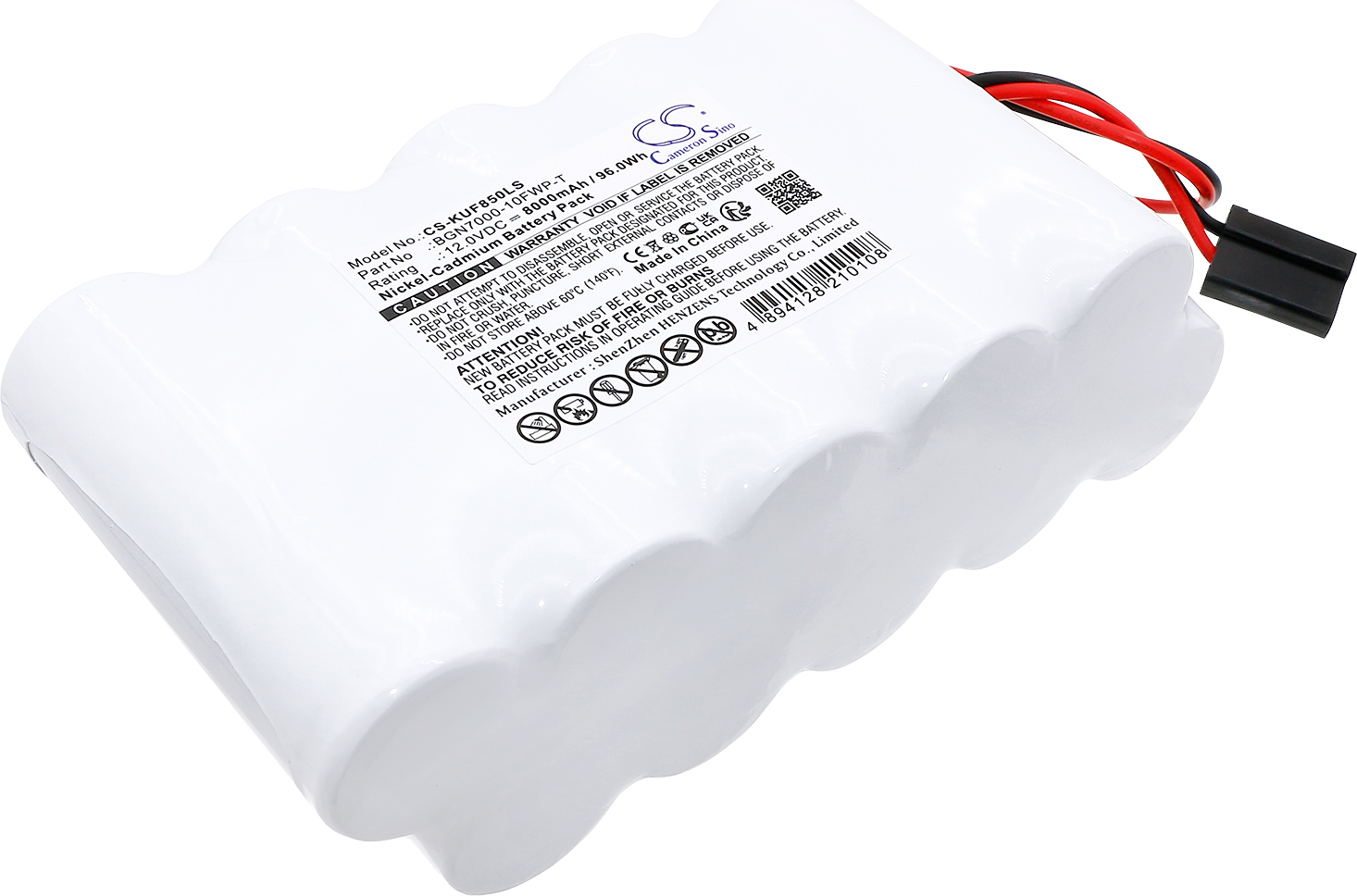 TECHTEK Akku Kompatibel mit [Kaufel] 850-0011, 850.0011 Ersetzt BGN7000-10FWP-T