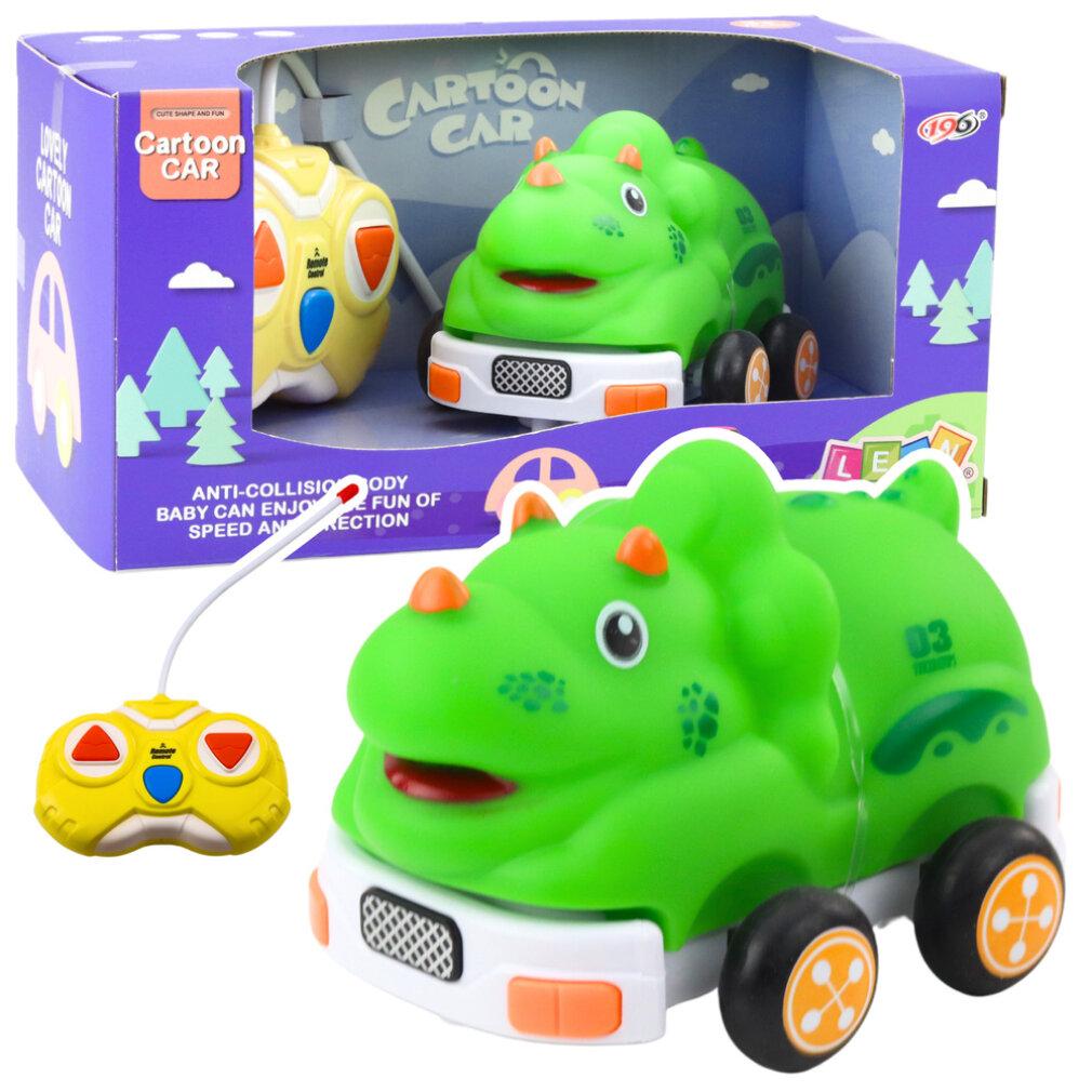 Lean Toys Ferngesteuerter Rc Baby Dinosaurier Grün