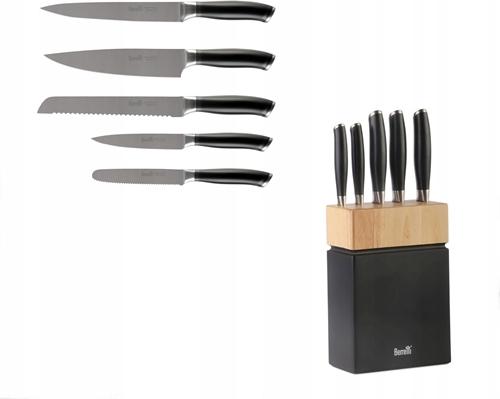 BERRETTI Messerblock-Set 6-Teiliges Messer-Set Grande Messer-Set
