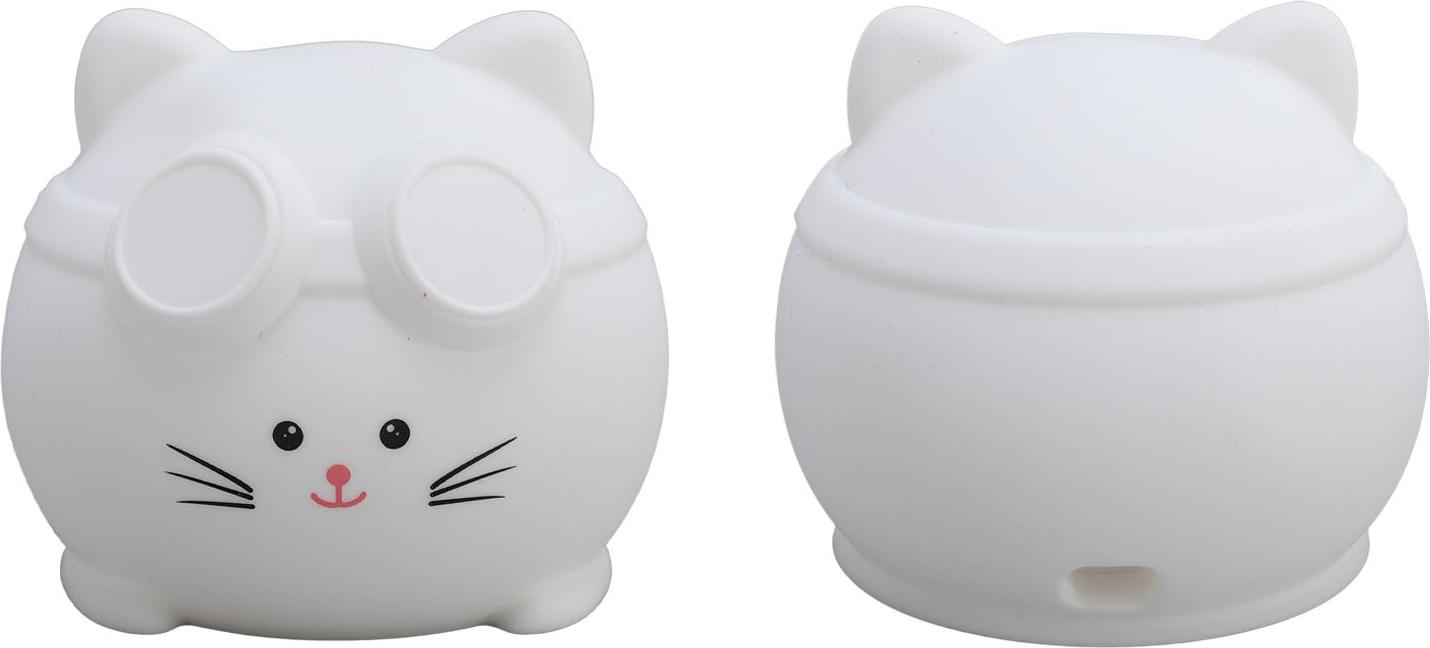 Kreslené nočné svetlo v inteligentnej správe spánku Silikónové USB dobíjateľné 3 nastaviteľné jasnosti Ovládanie kohútika LED nočná lampa pre spálňu biela