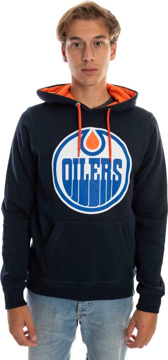 47 Brand Pánská mikina Edmonton Oilers NHL Core '47 BALLPARK Pullover Hood Fall Navy Velikost: XS