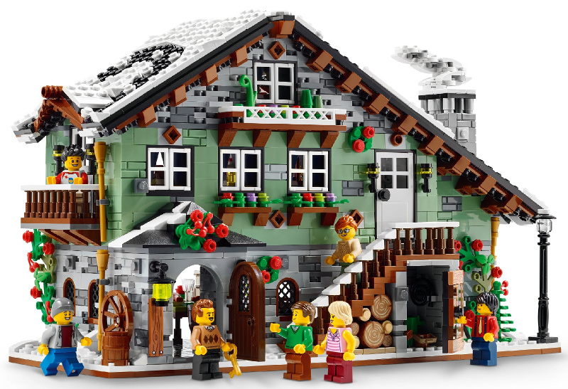 LEGO® Bricklink 910004 Winterliche Almhütte