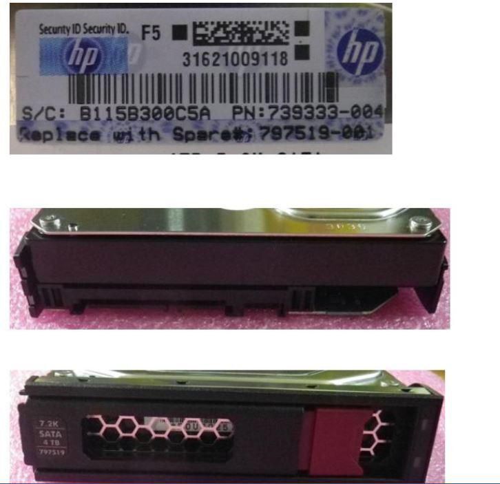 HPE DRV HD 4TB 4TB 6G 7.2K 3.5K 3.5 SATA LP - Serial ATA - 4.000 GB (797265-S21) - Solid State Disk - Serial ATA