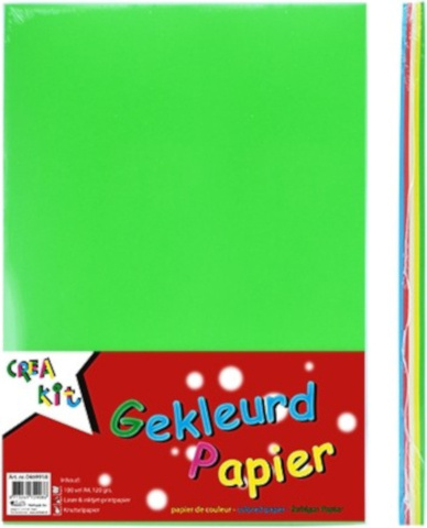 Crea-kit bastelpapier Buntes Juniorpapier A4 50 Blatt UWN-404383