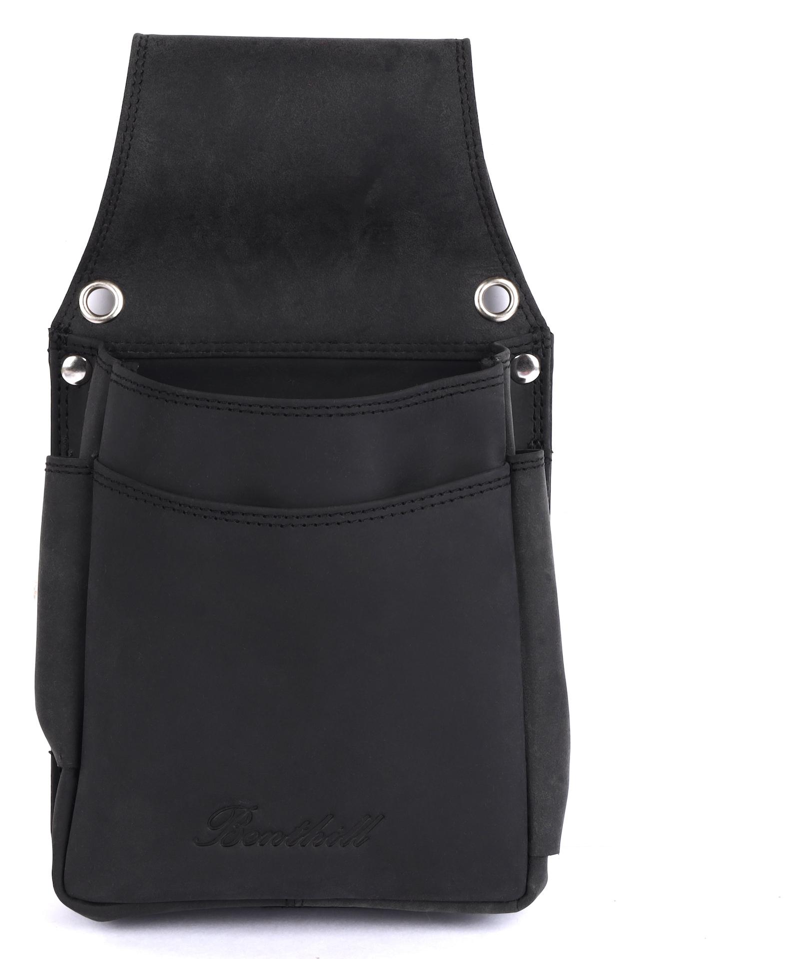 Benthill Kellner Geldbörse Echt-Leder - Kellnerportemonnaie mit RFID Schutz - XXL Robuste Leder Kellnerbörse - Profi Kellner-Geldbeutel 2089