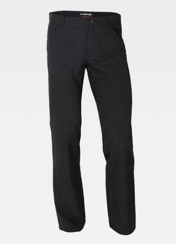 ALBERTO Herren Hose Ceramica® STONE Modern Fit Woll-Optik gerades Bein knitterfrei