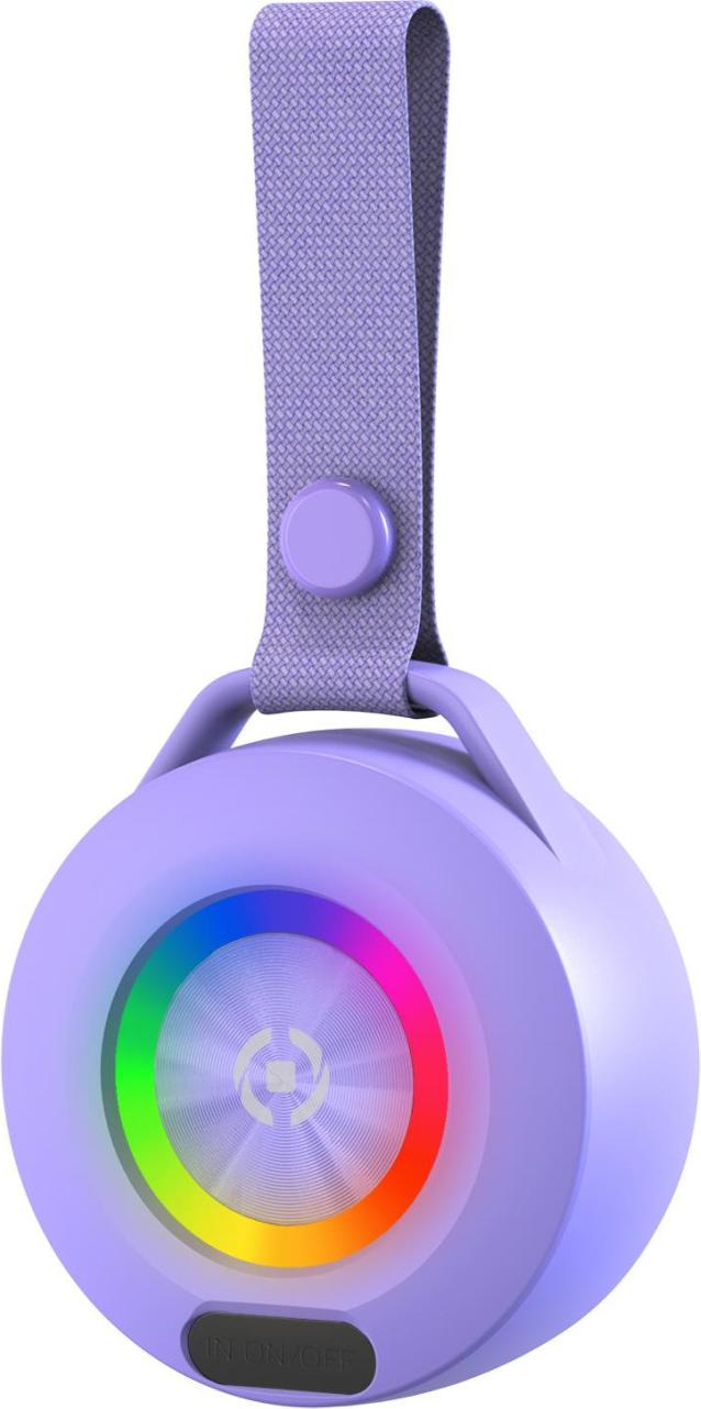 Celly LIGHTBEATVL Prenosný reproduktor alebo párty Prenosný monofónny reproduktor Violet 5 W