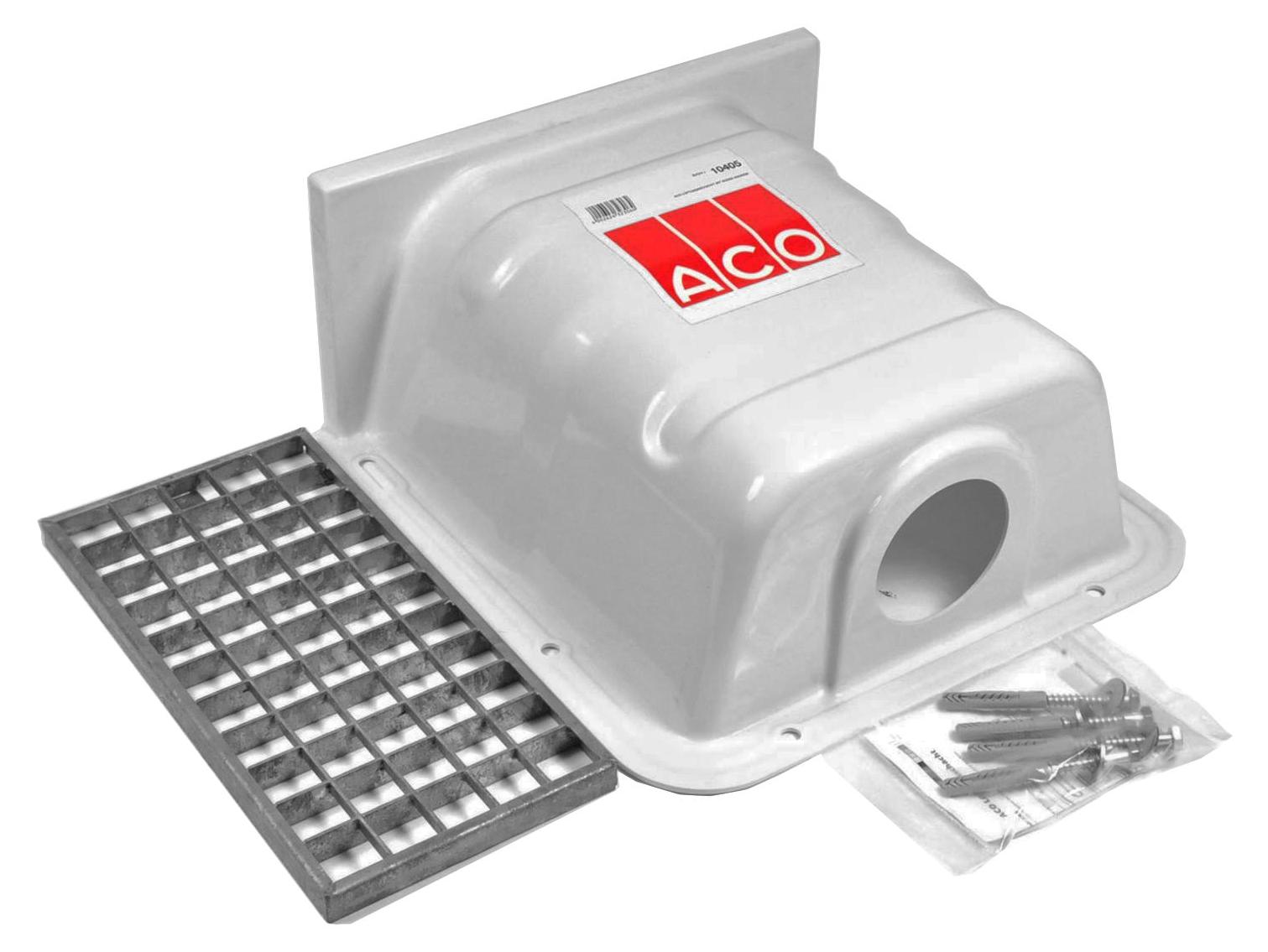 ACO Haustechnik ACO Lüftungsschacht 40x40 mit Boden Kellerschacht mit Maschenrost Rost 30/30 Luftschacht 10405-81-97