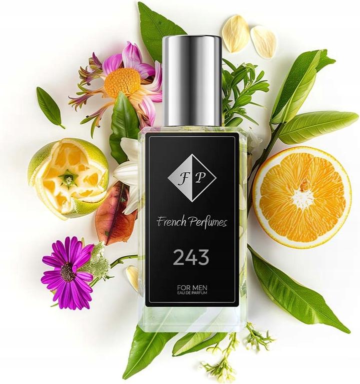 FP French Perfumes | Herrenparfüm Nr. 243 – Myselff – 33 ml – 20 % Parfümöl | Aromatischer Herrenduft – Kompakt, Modern & Langanhaltend Nr 243 - Myselff