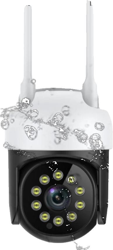 Monitorovacia kamera, rozlíšenie 5 MP, farebné nočné videnie, jedna kamera WiFi bez karty, zástrčka EÚ