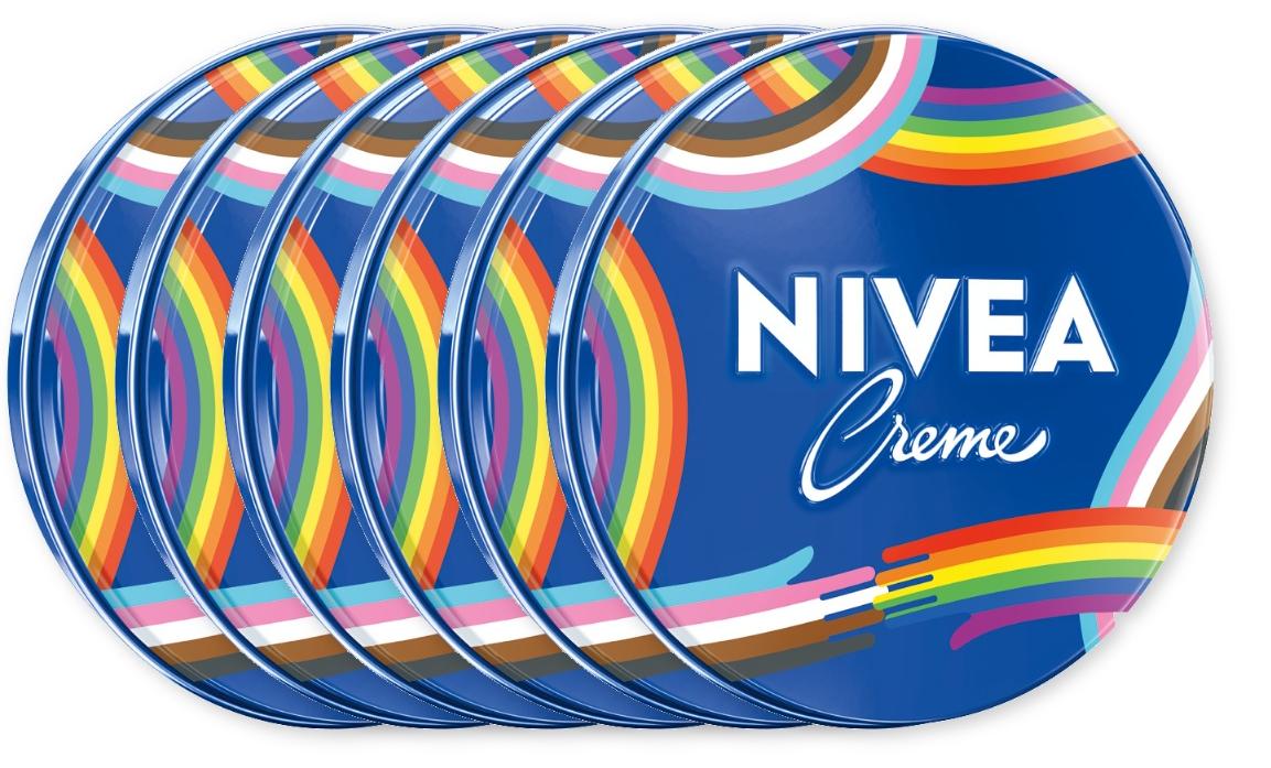 Beiersdorf NIVEA Creme Regenbogen Limited Edition 6 x 75 ml 80103-01030-61