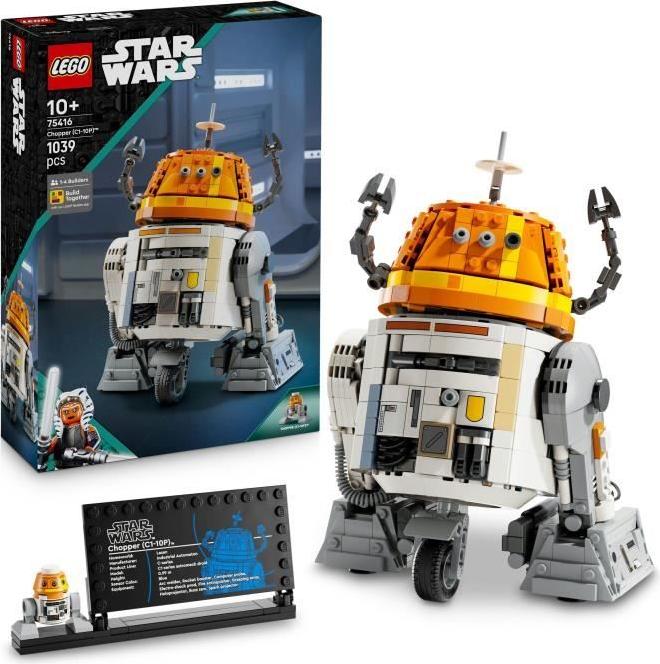 LEGO Star Wars Ahsoka Droide Astromech Chopper (C1-10P), 1039 dielov, stavebnice pre deti od 10 rokov