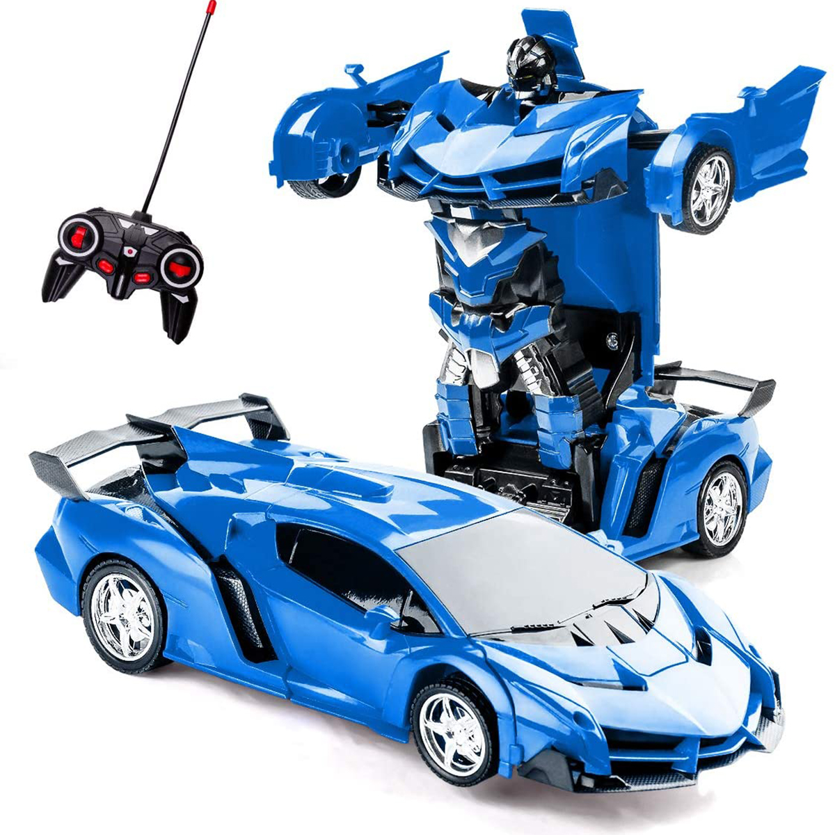 Elektro Lamborghini ferngesteuert Modell Auto RC Car Transform LICHT Spielzeug 