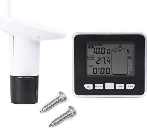 Snímač hladiny vody v nádrži, snímač hladiny vody Ultrazvukový snímač hladiny kvapaliny v nádrži s ukazovateľom teploty Hladina kvapaliny