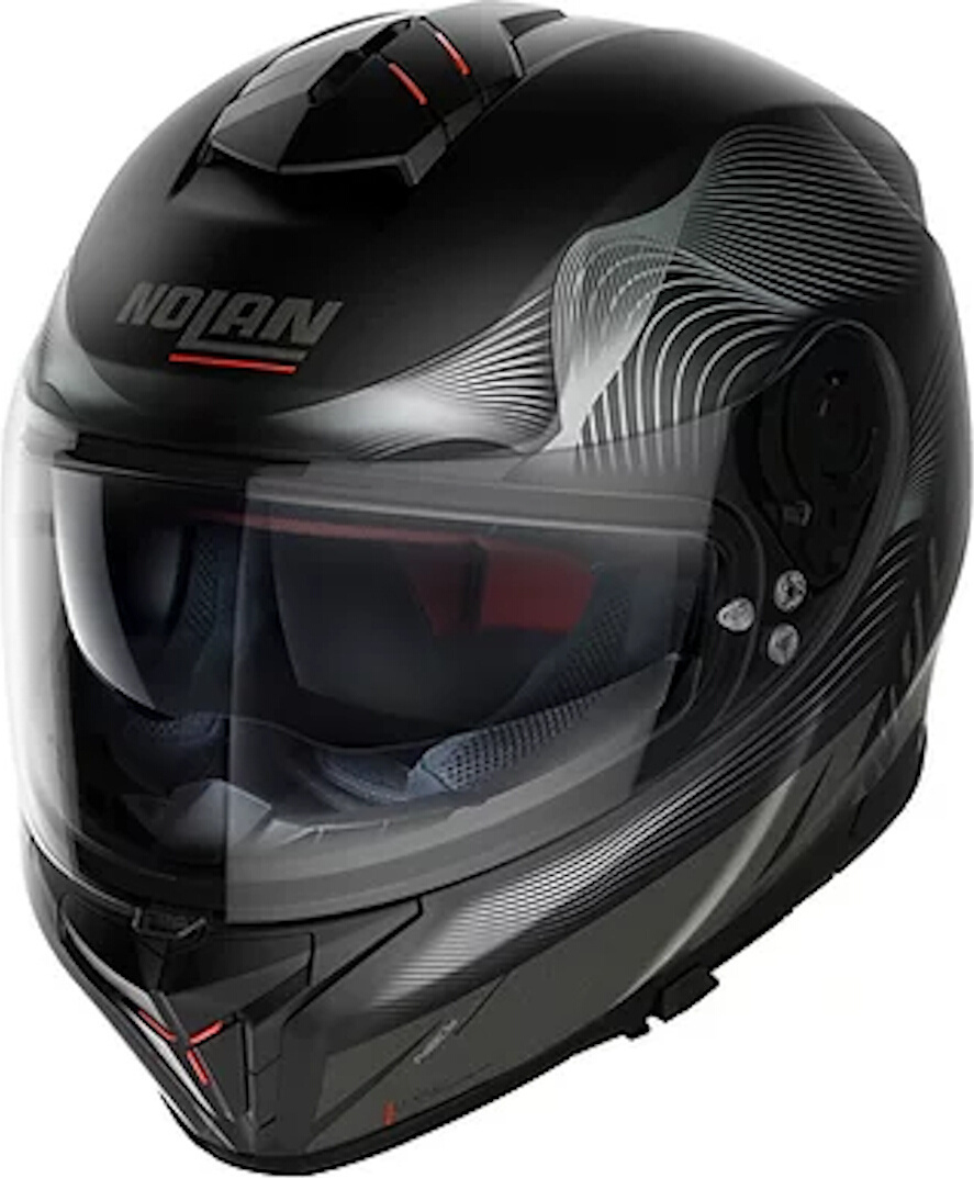 Nolan N80-8 Powerglide N-Com Helm, schwarz/grau, XS (55) N880005770447