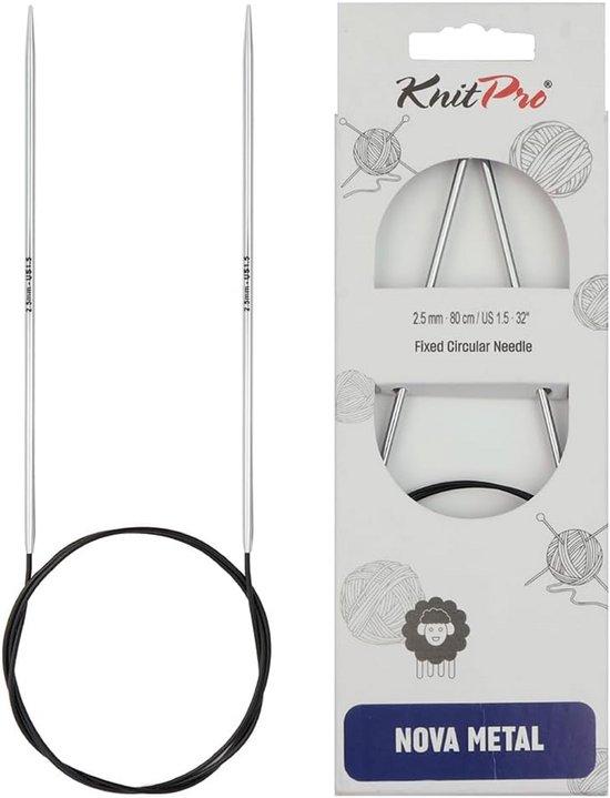 Famanu Rundstricknadeln 120 cm x 2,50 mm - Feste Stricknadeln für ein angenehmes Strickerlebnis