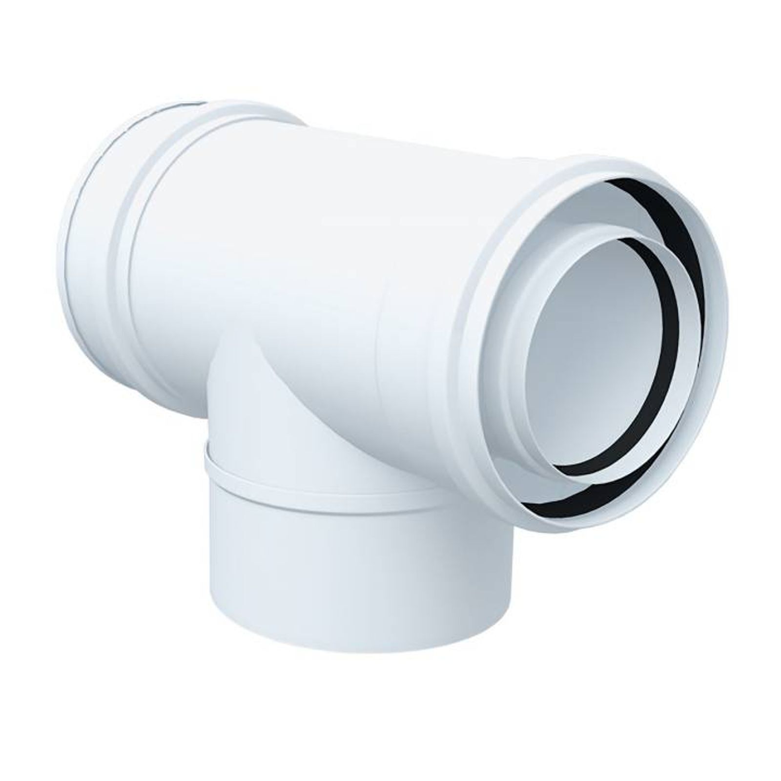 Bertrams LAS Bogen mit Revision innen 87° DN 80/125 41RB87-80