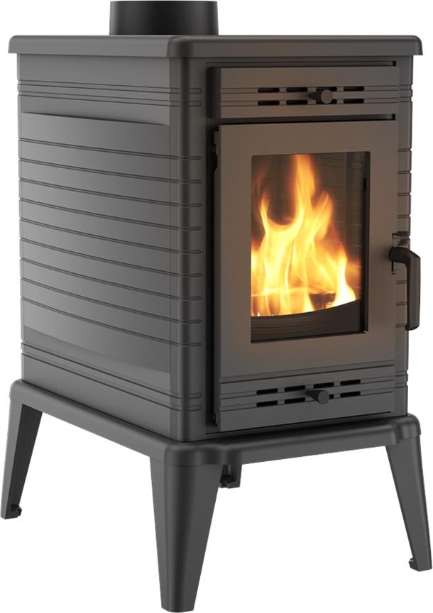 Liatinové kachle na drevo KRATKI K10 Ø 150 10 kW s príslušenstvom