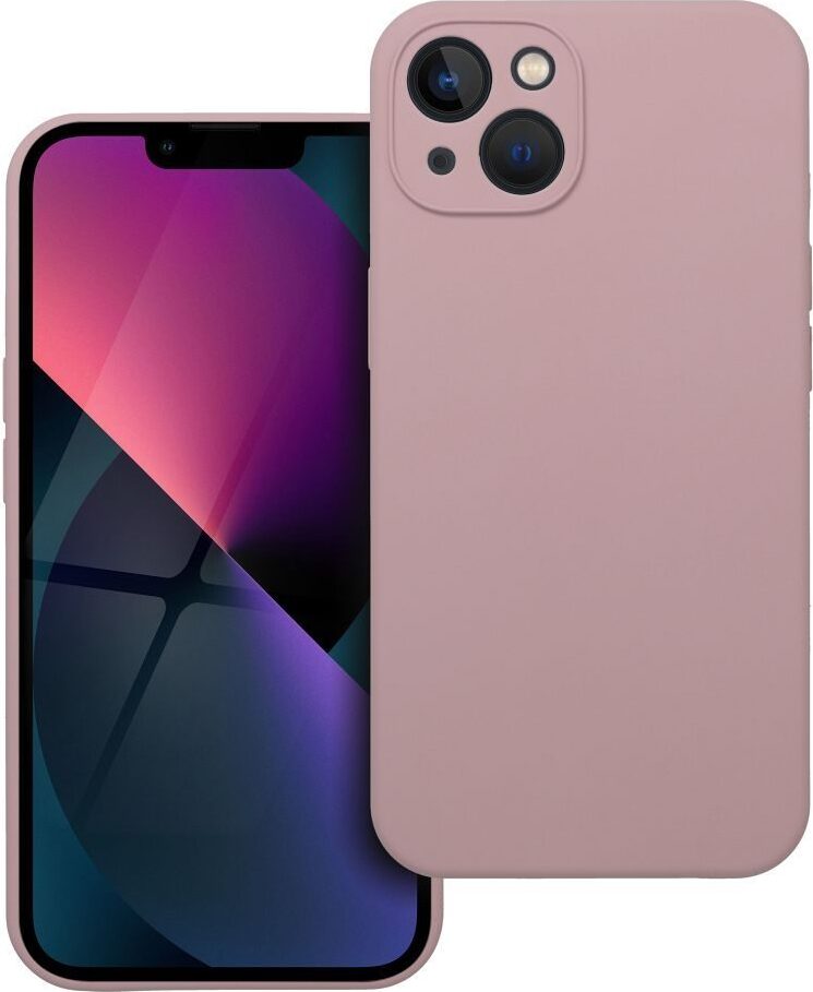 OEM Case passend für iPhone 13 Silicone 2mm pudrowy pink