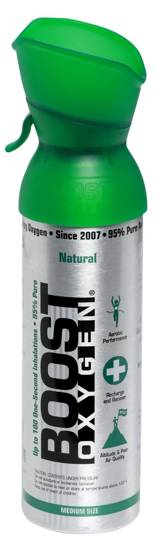 Boost Oxygen Sauerstoffdose, 95% reiner Sauerstoff, 5L, 12er Pack für Sportler 601-12