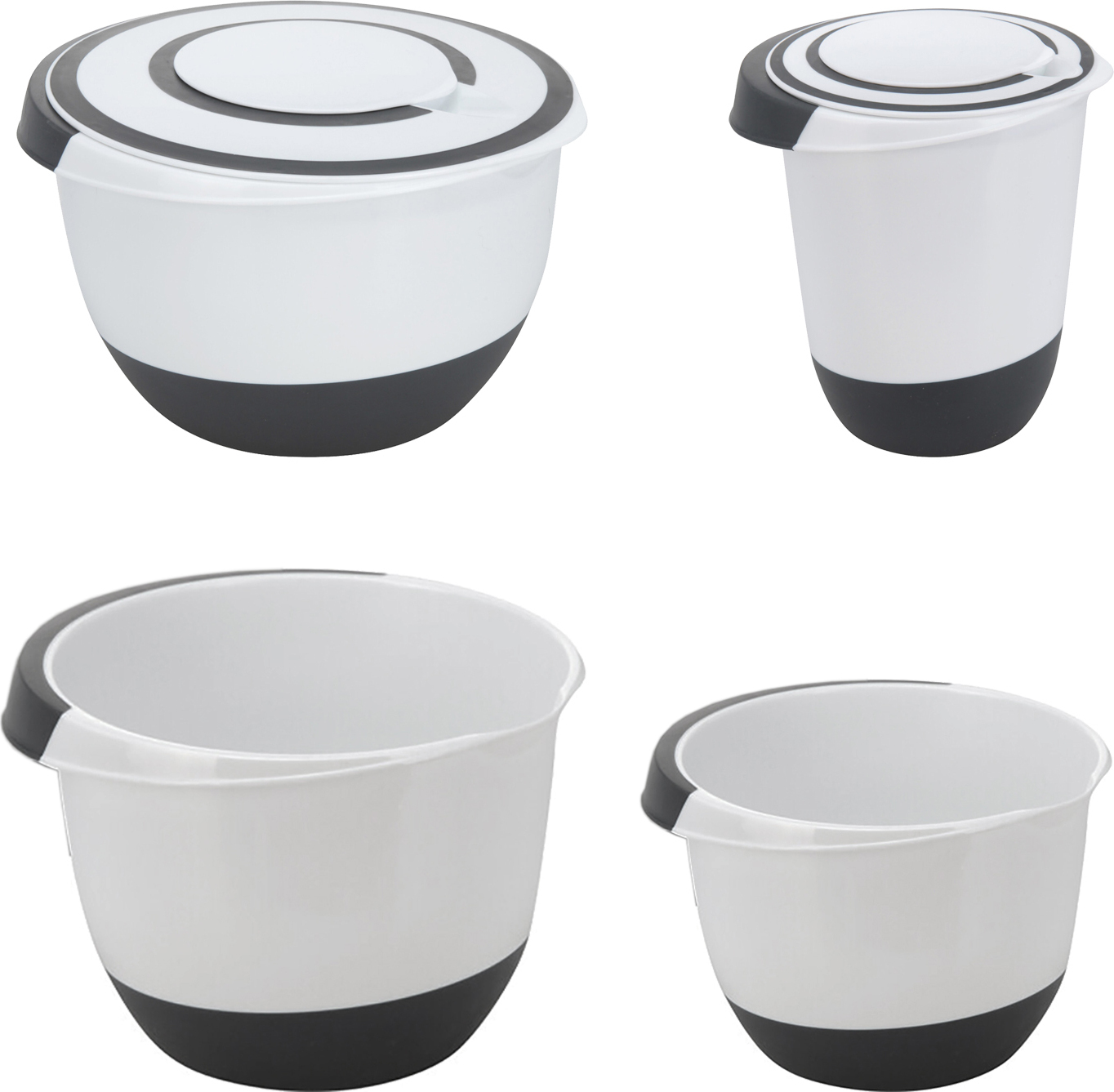 Mojawo Rührschüssel Mixschüssel Schüssel 3,5L,5L,1,5L, 2L