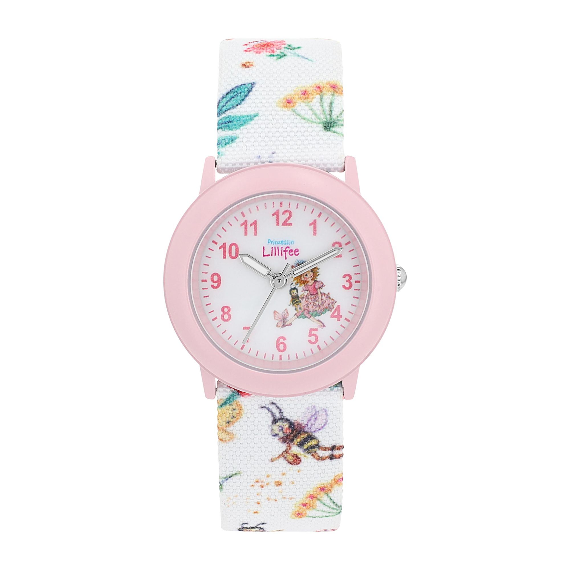 Prinzessin-Lillifee Prinzessin Lillifee Uhr Kinder Armbanduhr Mädchenuhr Textil 2037724
