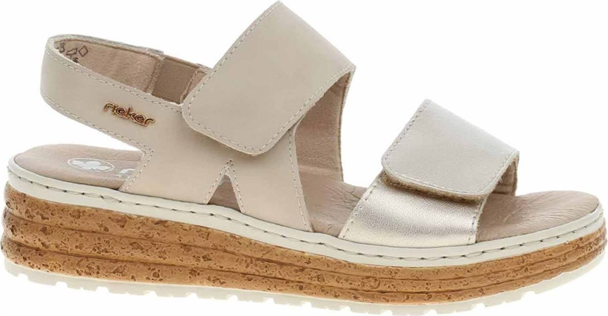 Damen Sandalen Rieker 62761-90 gold 38 6276190