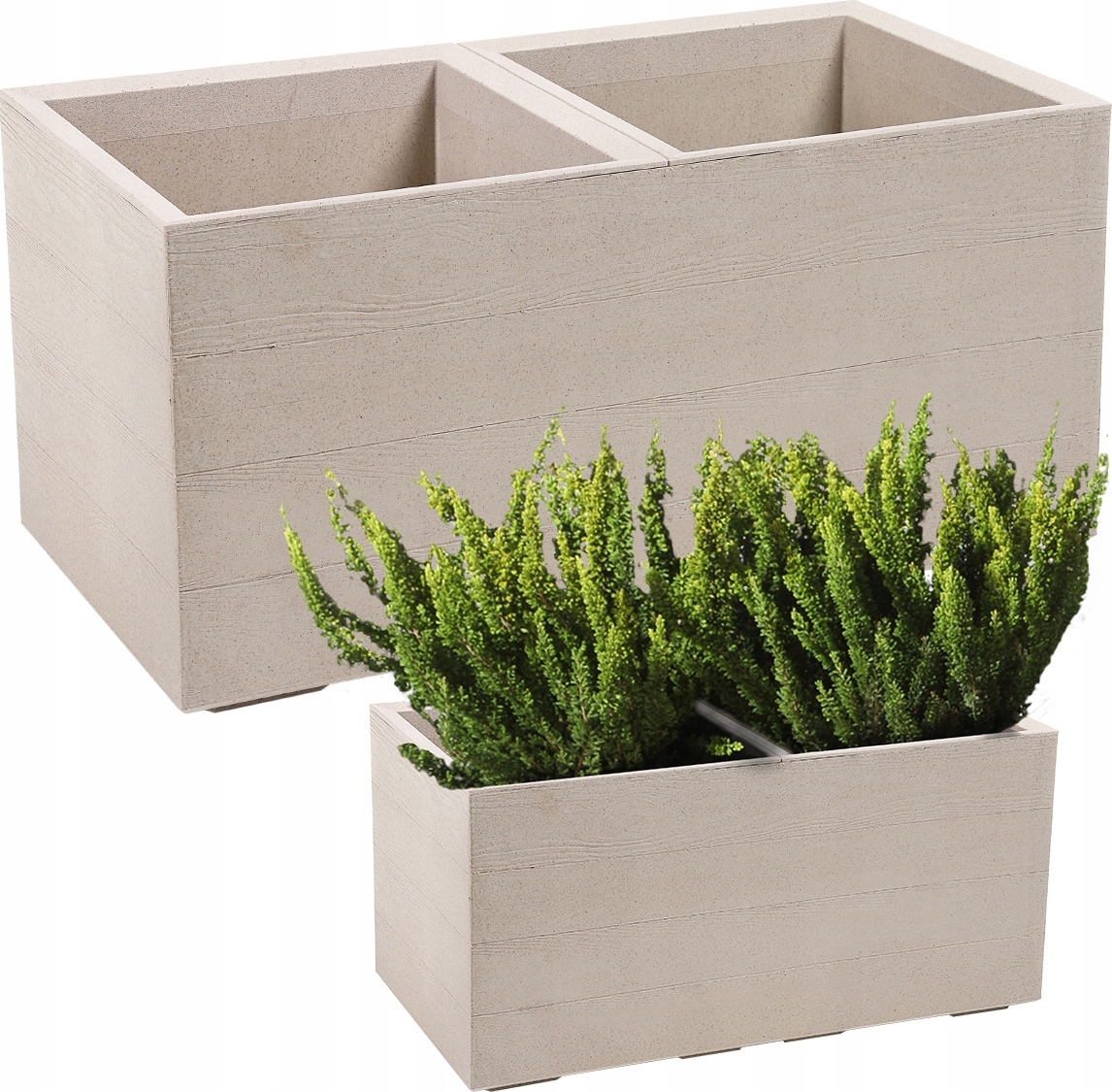 Lamela Vaso da fiori 600-50, plastica, 30 cm, grigio