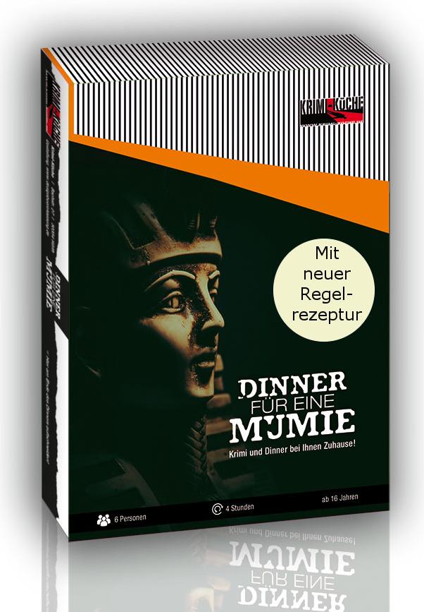 Dinner für eine Mumie Krimi-Küche Dinner-Spiel für 6 Personen ab 16 Jahren