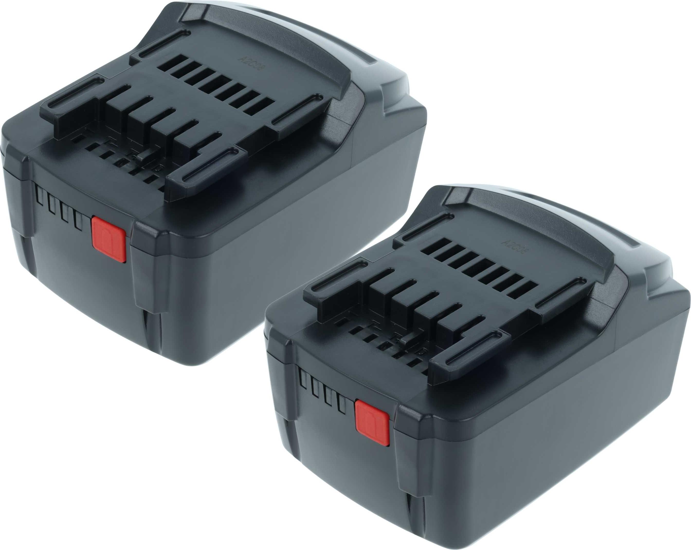 vhbw EXTENSILO 2x Akku kompatibel mit Edding Portable 12, LO-G-PO-12, Portable 25, Portable 50 Werkzeug (5000 mAh, Li-Ion, 18 V) 176726470-11